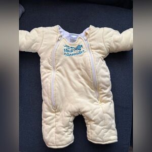 Magic SleepSuit Cream Baby Footie